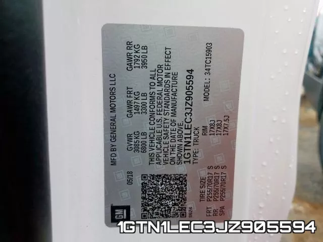 1GTN1LEC3JZ905594 фото 2