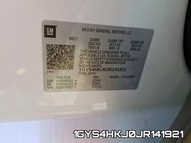 1GYS4HKJ0JR141921 фото 2