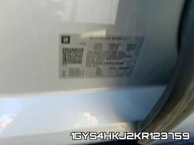 1GYS4HKJ2KR123759 фото 2