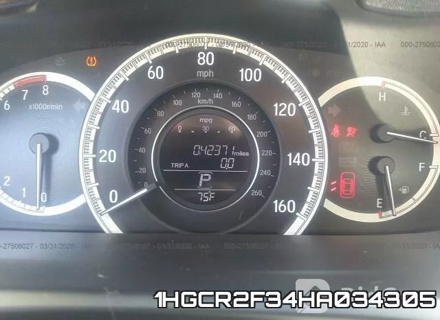1HGCR2F34HA034305 фото 8