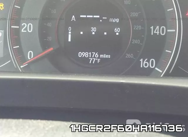 1HGCR2F60HA116736 фото 8