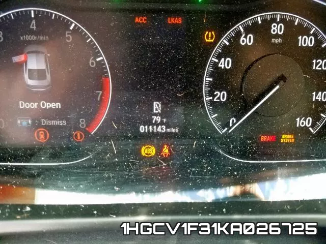 1HGCV1F31KA026725 фото 9