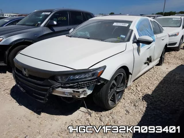 1HGCV1F32KA093401 фото 3