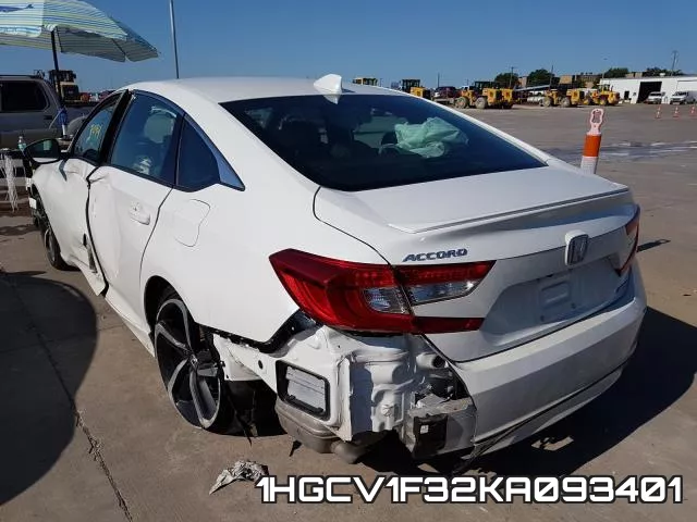 1HGCV1F32KA093401 фото 4