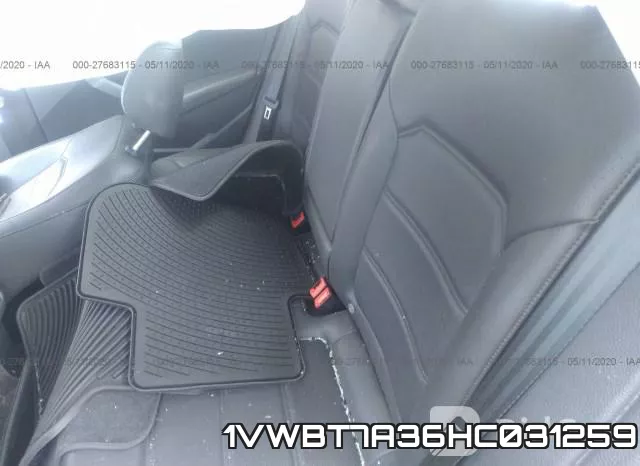 1VWBT7A36HC031259 фото 9