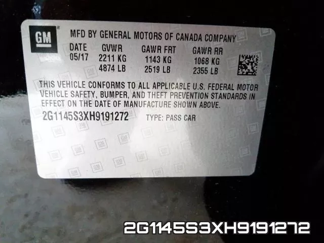 2G1145S3XH9191272 фото 2