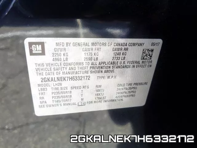 2GKALNEK7H6332172 фото 2