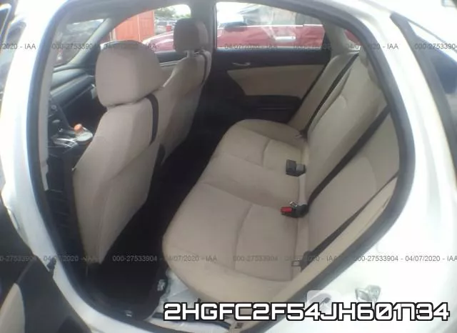 2HGFC2F54JH601734 фото 9