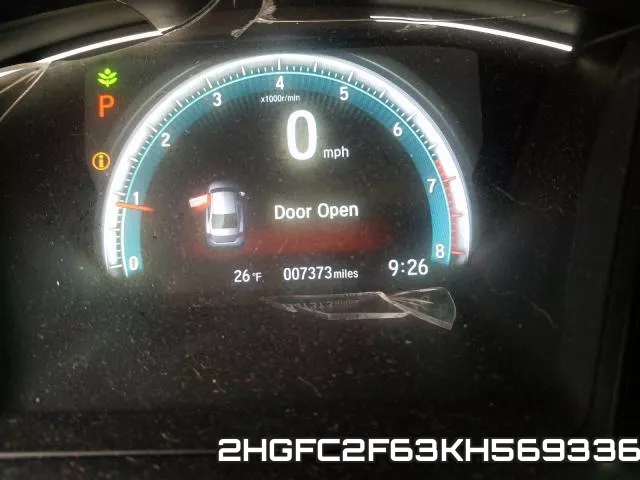 2HGFC2F63KH569336 фото 9