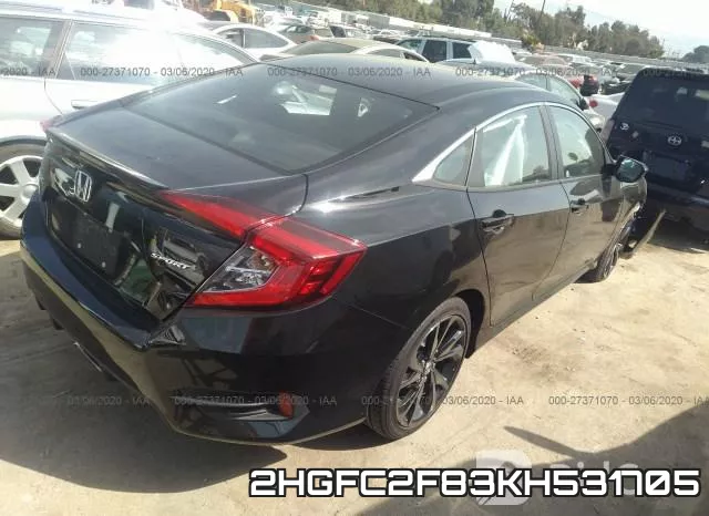 2HGFC2F83KH531705 фото 5