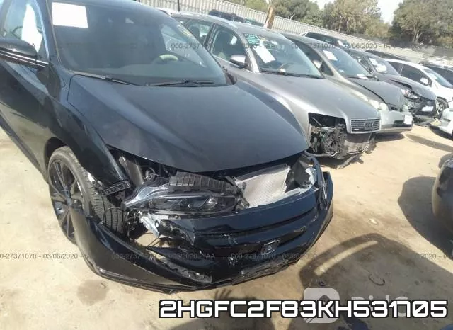 2HGFC2F83KH531705 фото 7