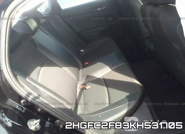 2HGFC2F83KH531705 фото 9