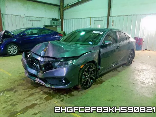 2HGFC2F83KH590821 фото 3