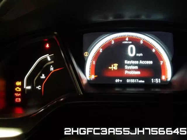 2HGFC3A55JH756645 фото 9