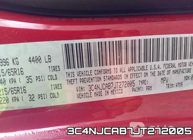 3C4NJCAB7JT272005 фото 9