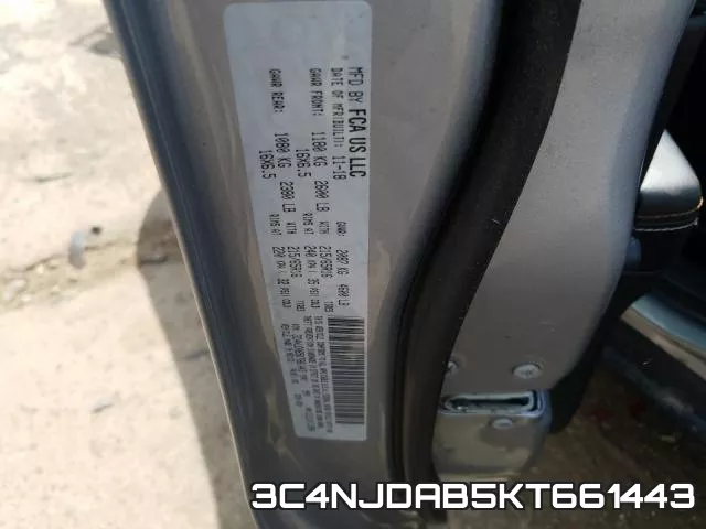 3C4NJDAB5KT661443 фото 2