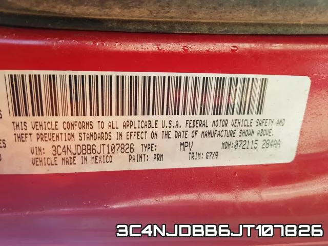 3C4NJDBB6JT107826 фото 2