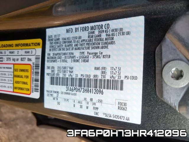 3FA6P0H73HR412096 фото 2