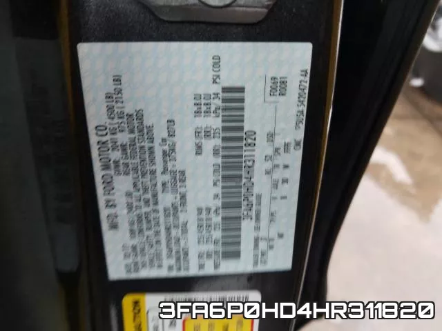 3FA6P0HD4HR311820 фото 2
