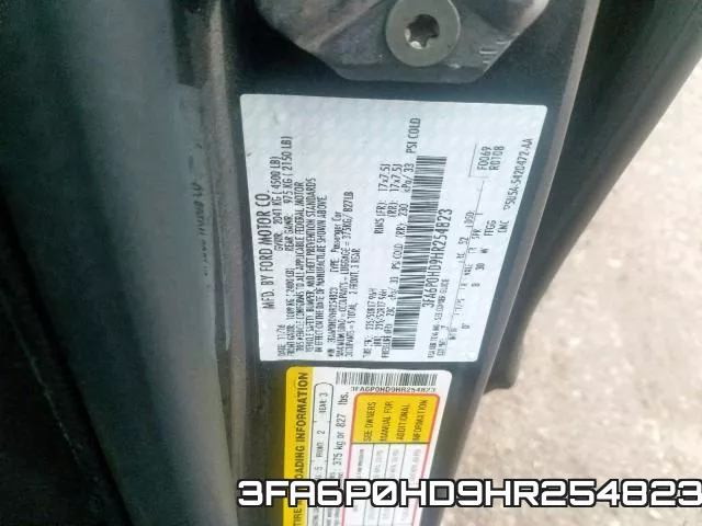 3FA6P0HD9HR254823 фото 2