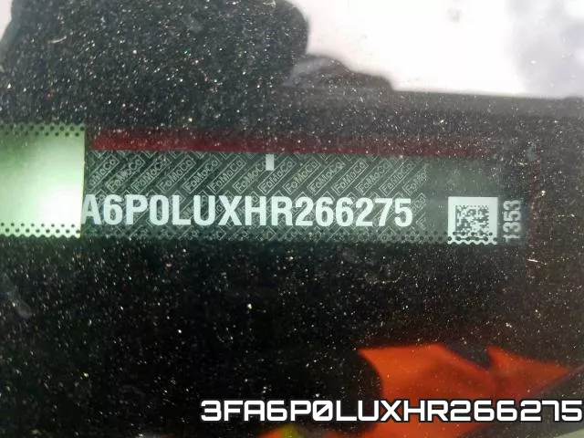 3FA6P0LUXHR266275 фото 2