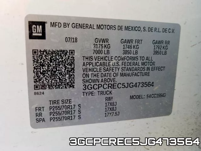 3GCPCREC5JG473564 фото 2