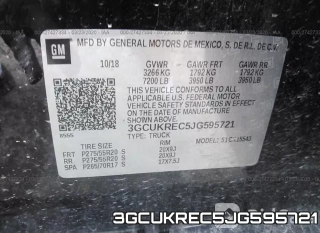 3GCUKREC5JG595721 фото 10