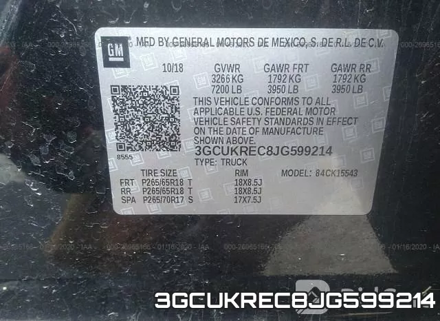3GCUKREC8JG599214 фото 10