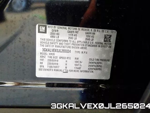 3GKALVEX0JL265024 фото 2
