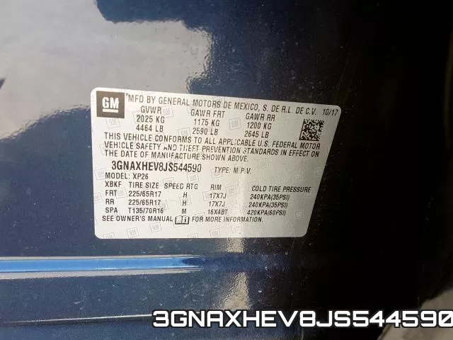3GNAXHEV8JS544590 фото 2
