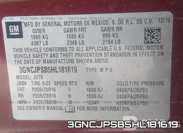 3GNCJPSB5HL181619 фото 10