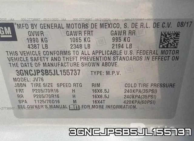 3GNCJPSB5JL155737 фото 10