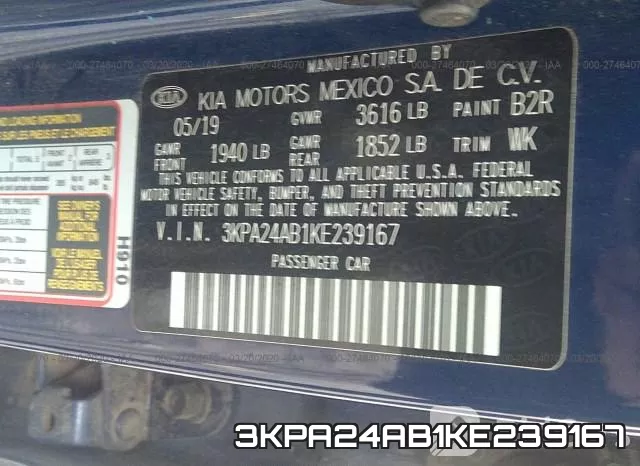 3KPA24AB1KE239167 фото 10