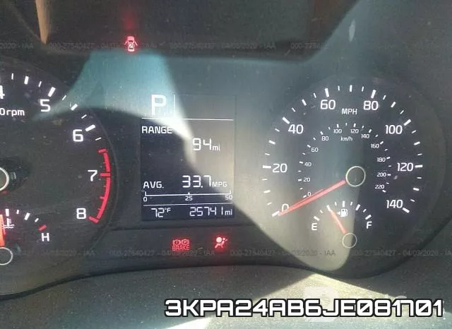 3KPA24AB6JE081701 фото 8