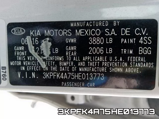 3KPFK4A75HE013773 фото 2
