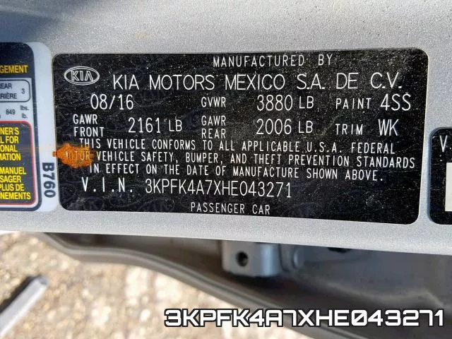 3KPFK4A7XHE043271 фото 2
