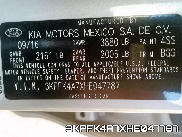 3KPFK4A7XHE047787 фото 2