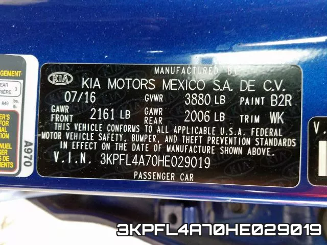 3KPFL4A70HE029019 фото 2