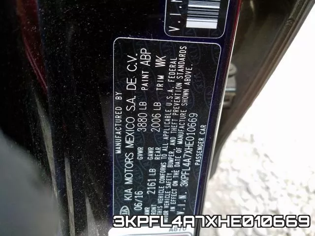 3KPFL4A7XHE010669 фото 2