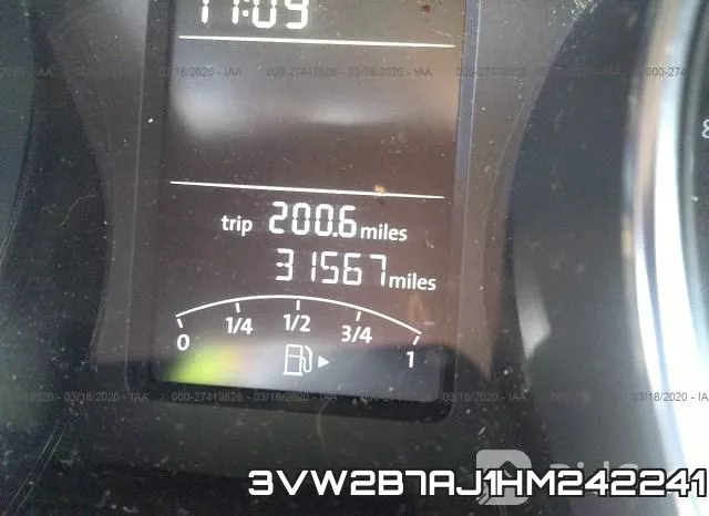 3VW2B7AJ1HM242241 фото 8