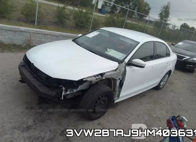 3VW2B7AJ9HM403631 фото 3