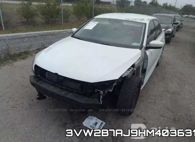 3VW2B7AJ9HM403631 фото 7