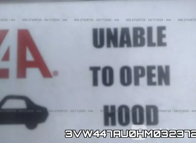 3VW447AU0HM032372 фото 2