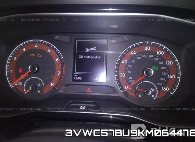 3VWC57BU9KM064476 фото 8