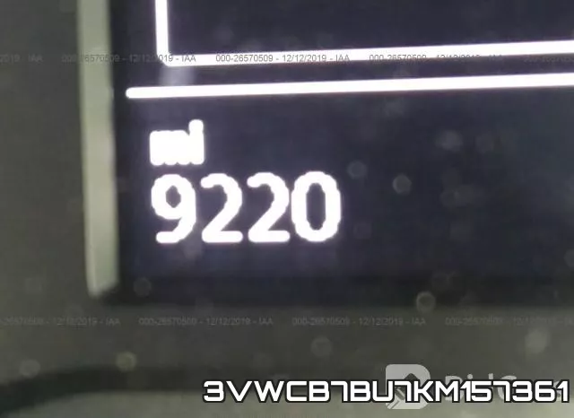 3VWCB7BU7KM157361 фото 8