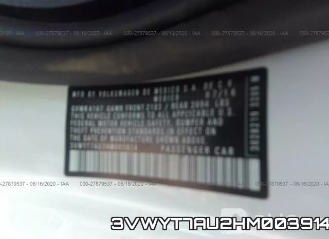 3VWYT7AU2HM003914 фото 10