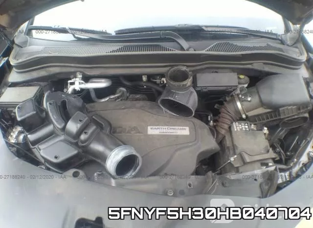 5FNYF5H30HB040704 фото 2