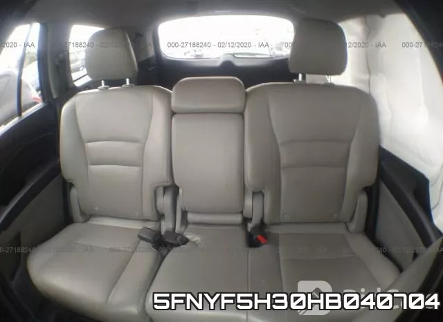 5FNYF5H30HB040704 фото 9