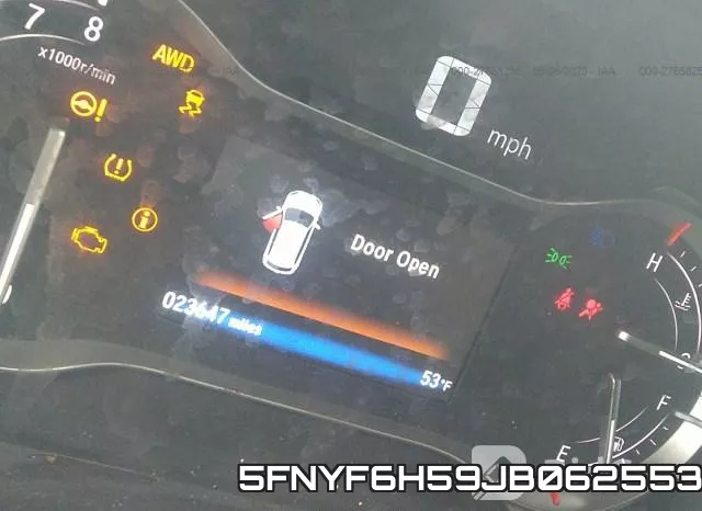 5FNYF6H59JB062553 фото 8