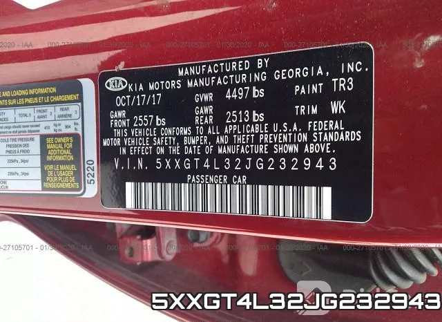 5XXGT4L32JG232943 фото 10